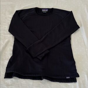 Patagonia Women’s R1  Crew Fleece Sweatshirt Black Large